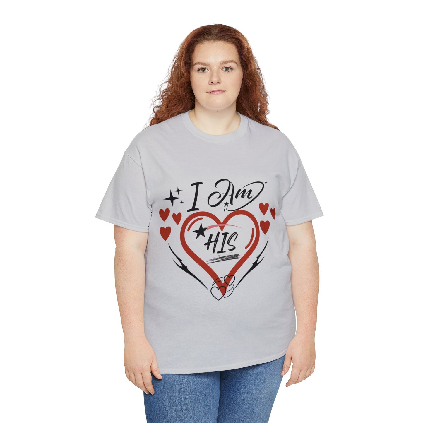 Valentine: I Am His - Unisex Heavy Cotton Tee