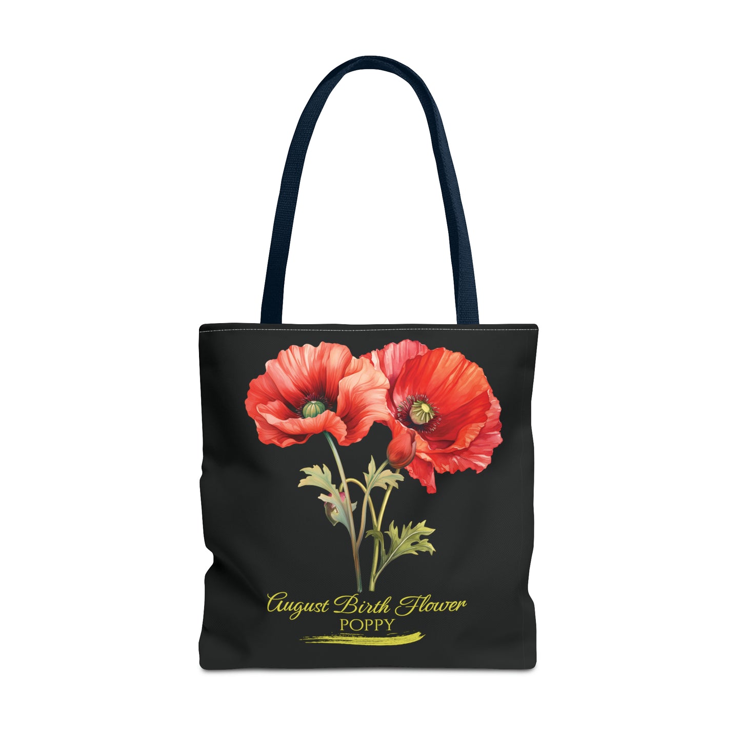 August Birth Flower: Poppy - Tote Bag (AOP)