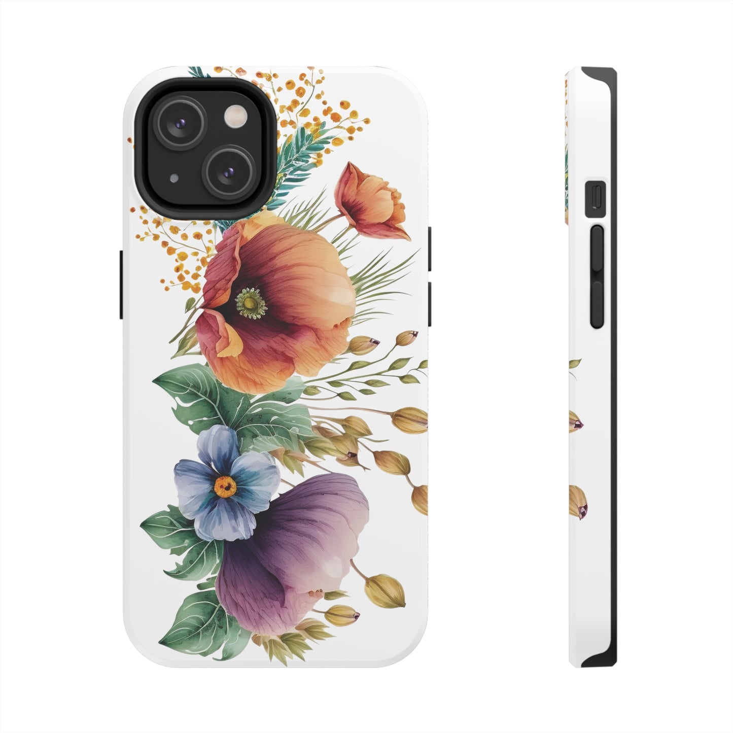 Tough Phone Cases: Watercolor Flower