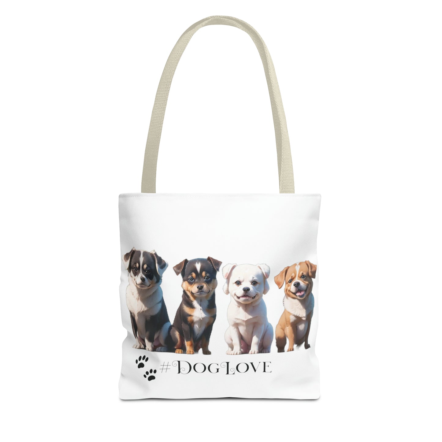 Tote Bag (AOP): #DogLove