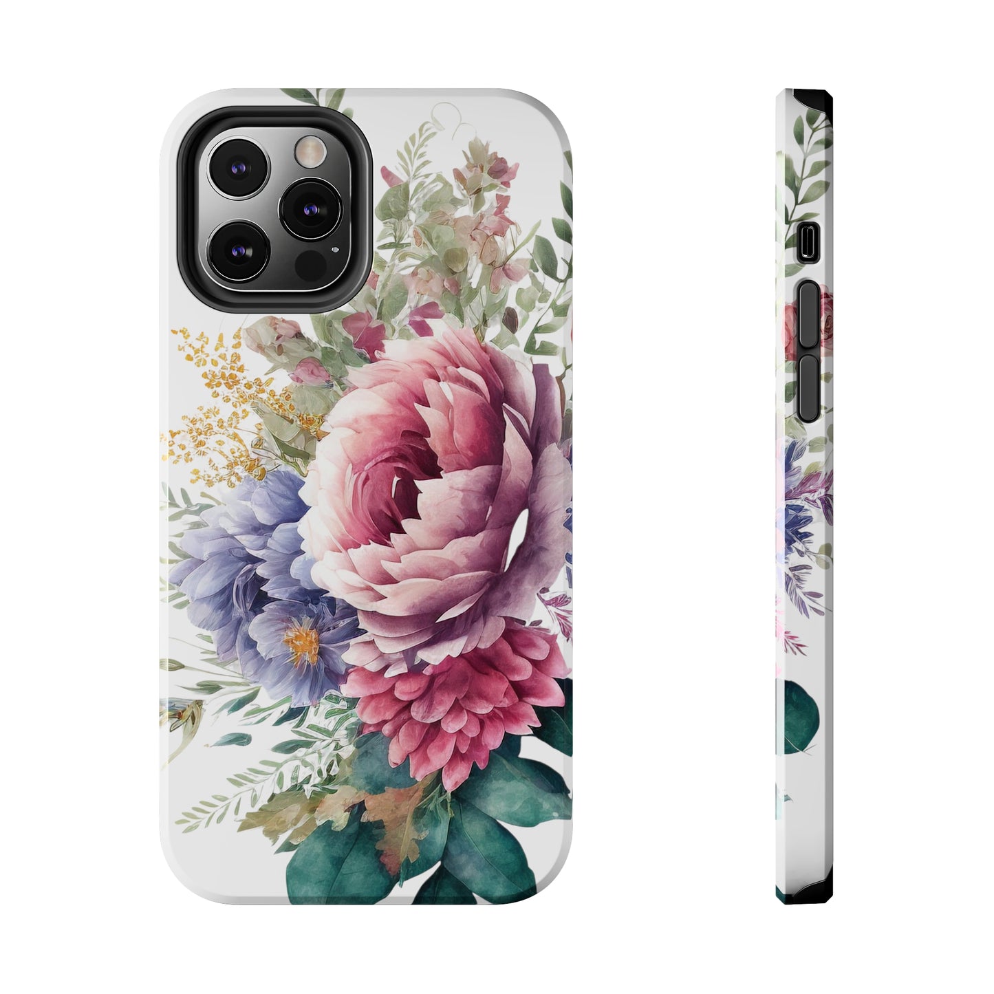 Tough Phone Cases: Watercolor Flower