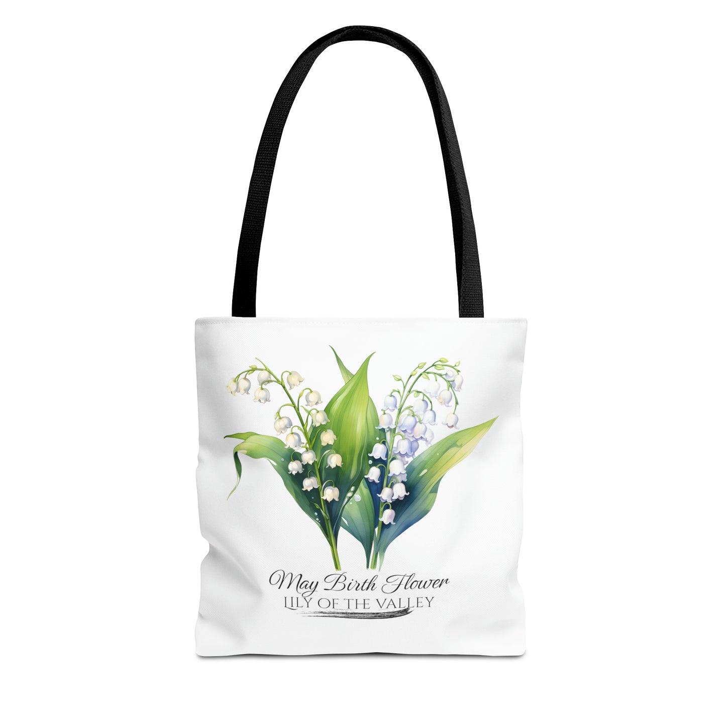 May Birth Flower: Lily of the valley - Tote Bag (AOP)