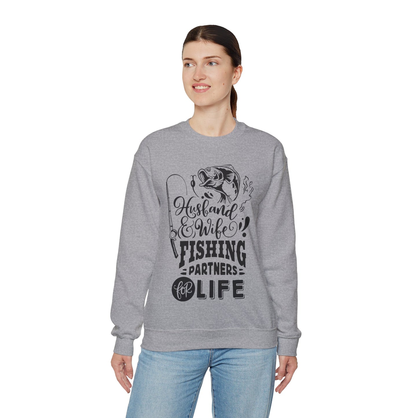 Husband and wife - Unisex Heavy Blend™ Crewneck Sweatshirt