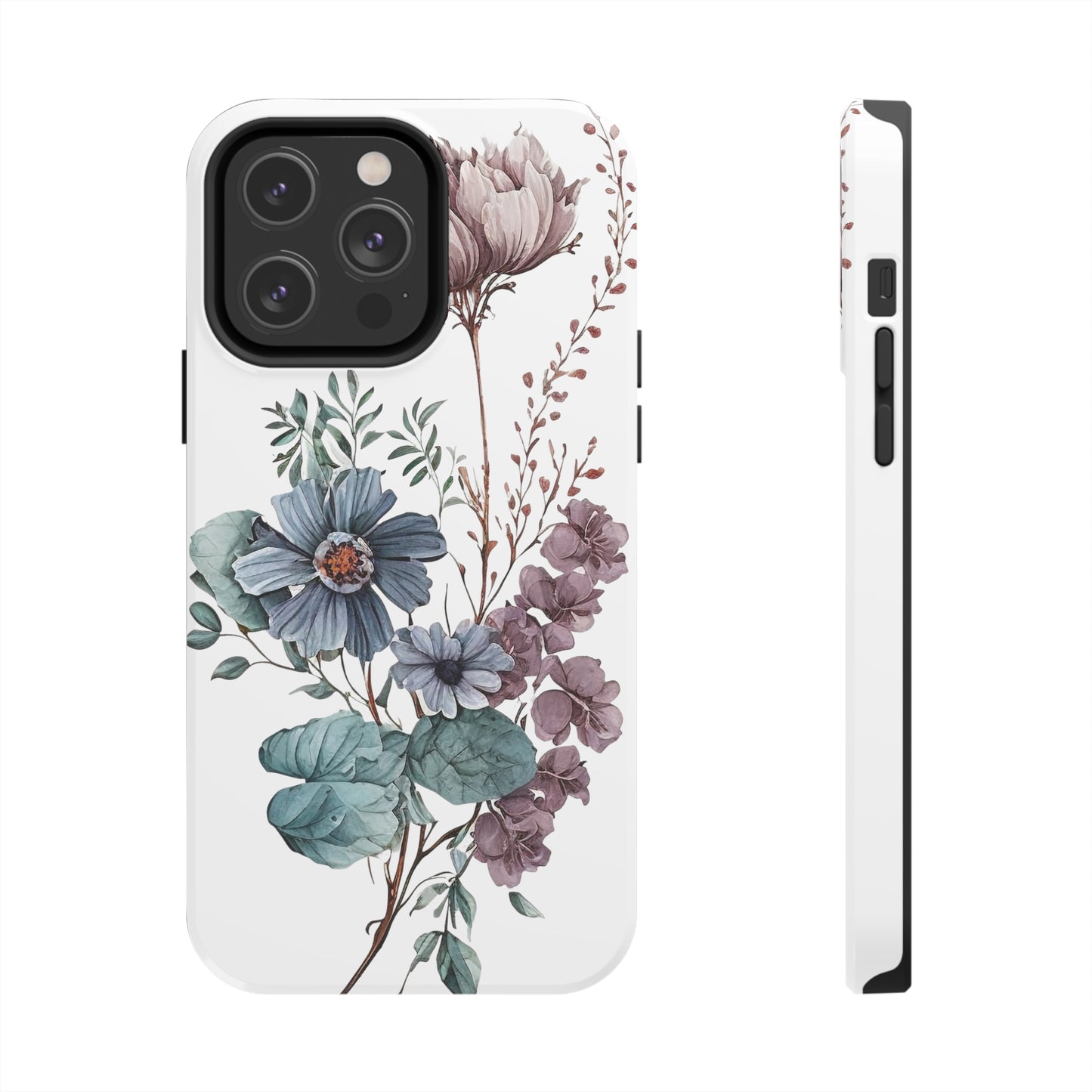 Tough Phone Cases: Watercolor Flower