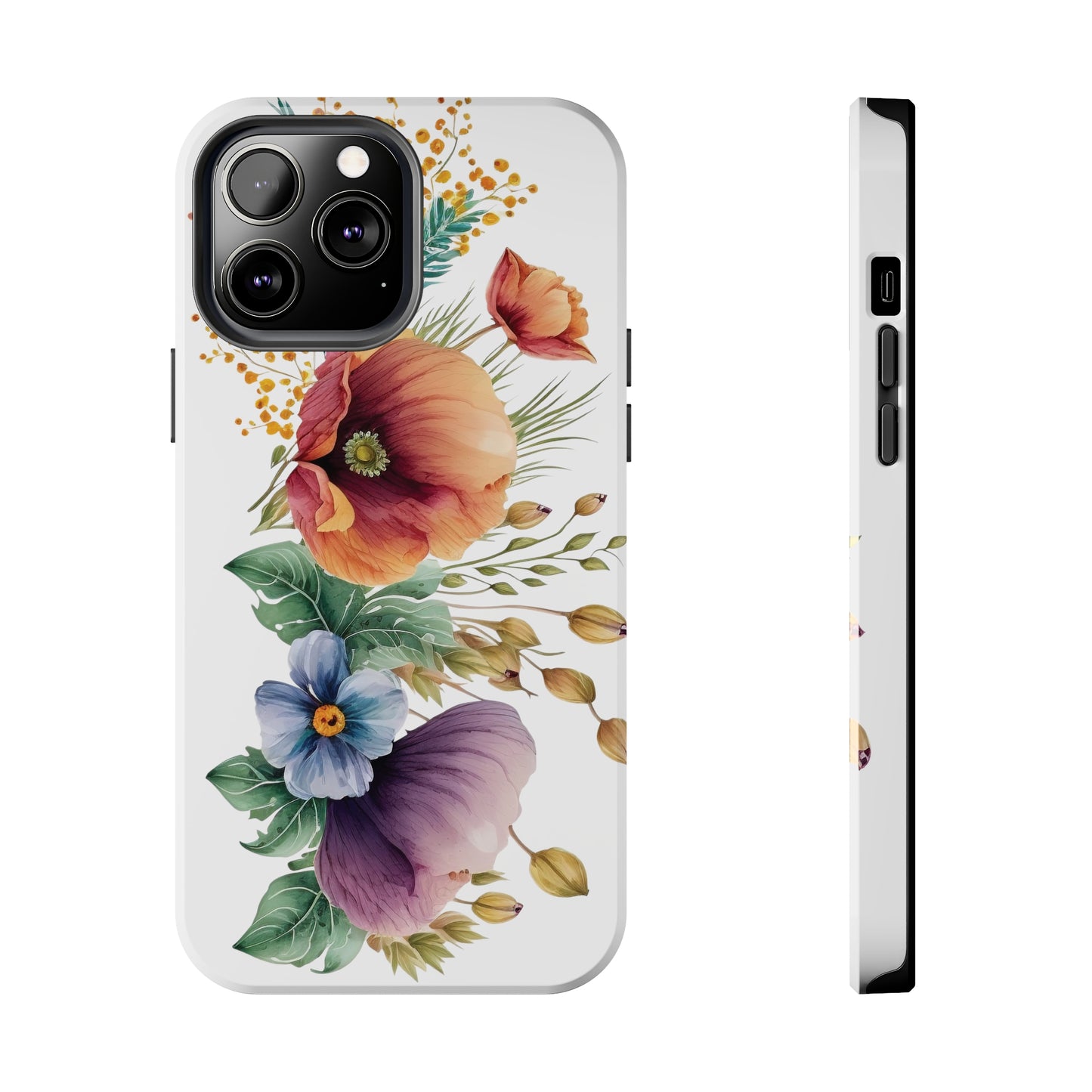 Tough Phone Cases: Watercolor Flower