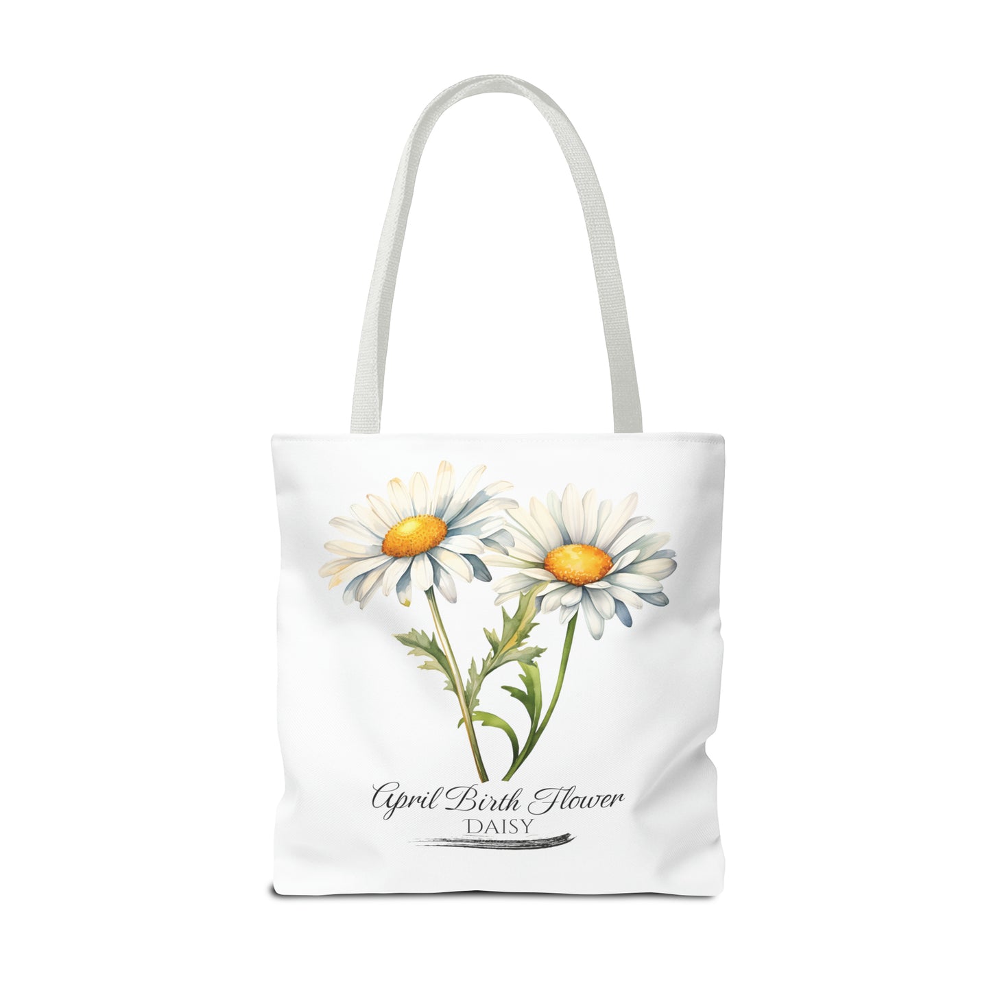 April Birth Flower: Daisy - Tote Bag (AOP)