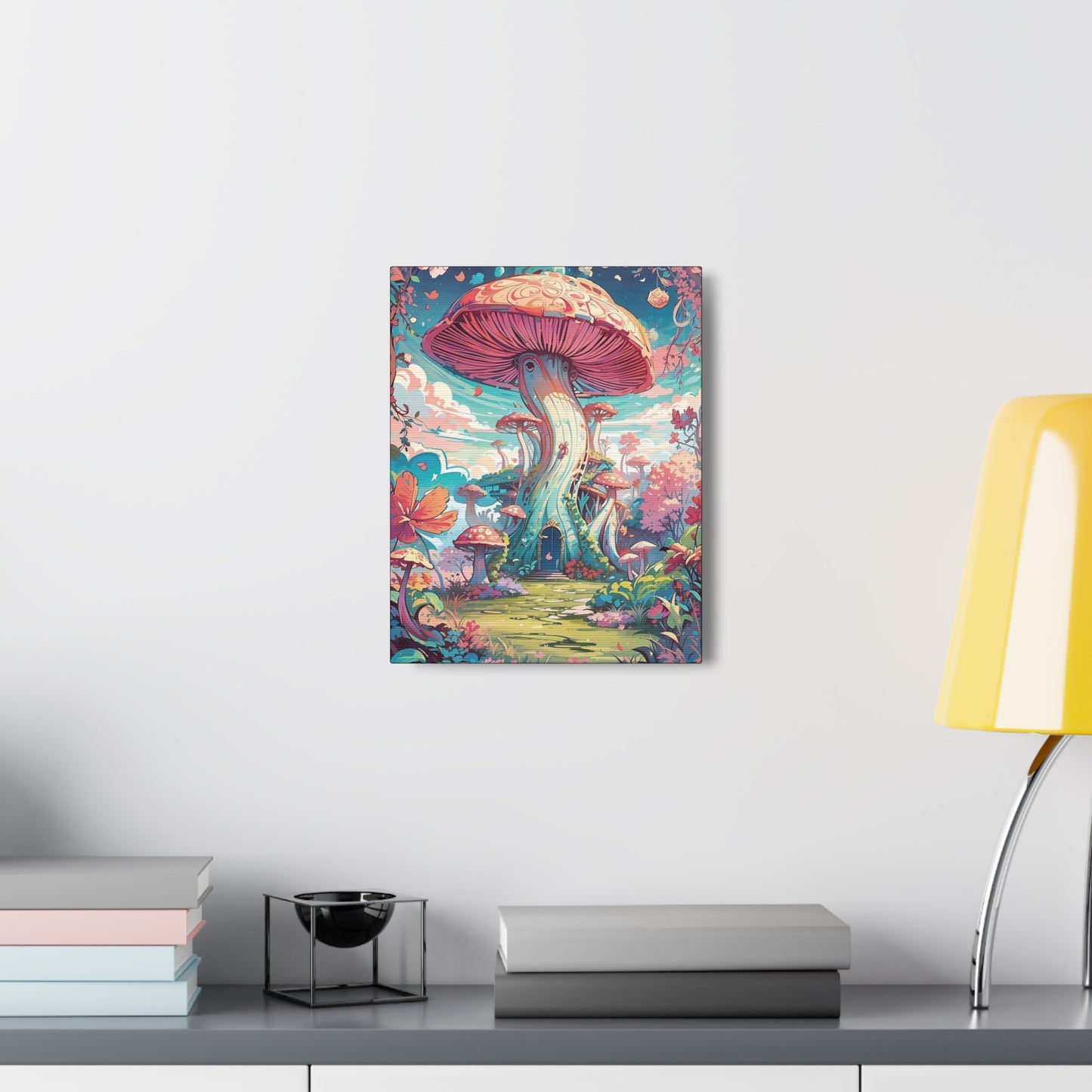 Mushroom Cabin: Canvas Gallery Wraps