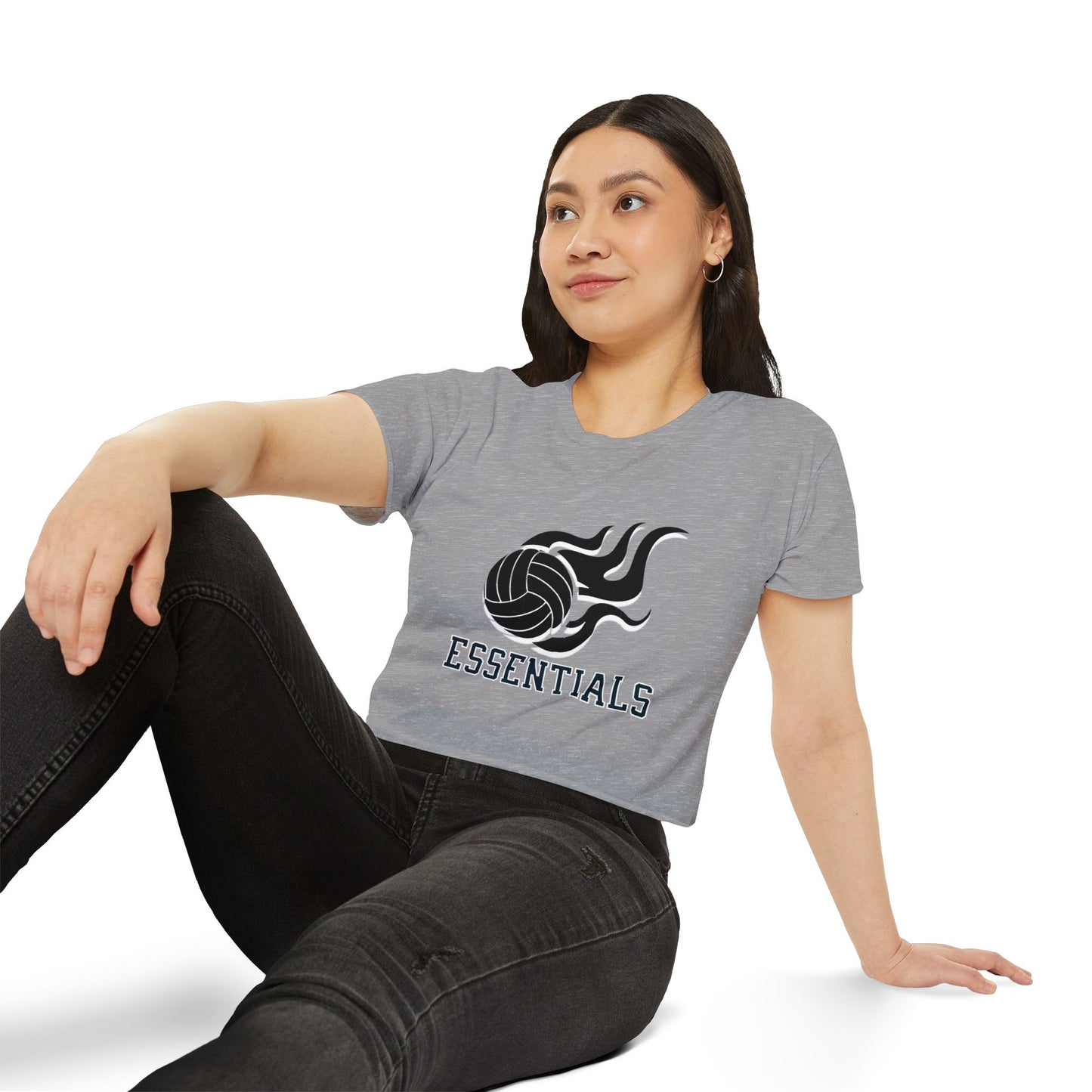 Festival Spirit Women's Crop Top, Summer Top, Sportswear, Graphic Tee, Beachwear, Party Shirt