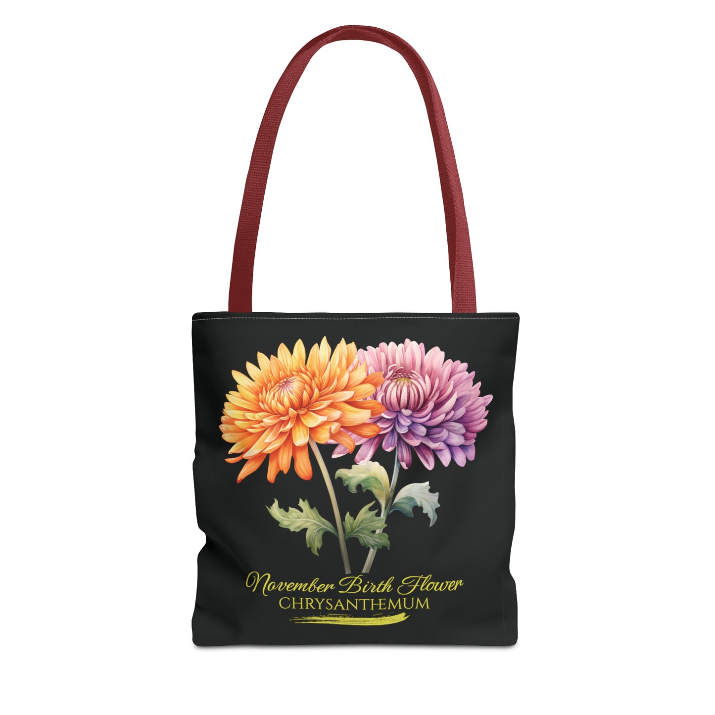 November Birth Flower: Chrysanthemum - Tote Bag (AOP)