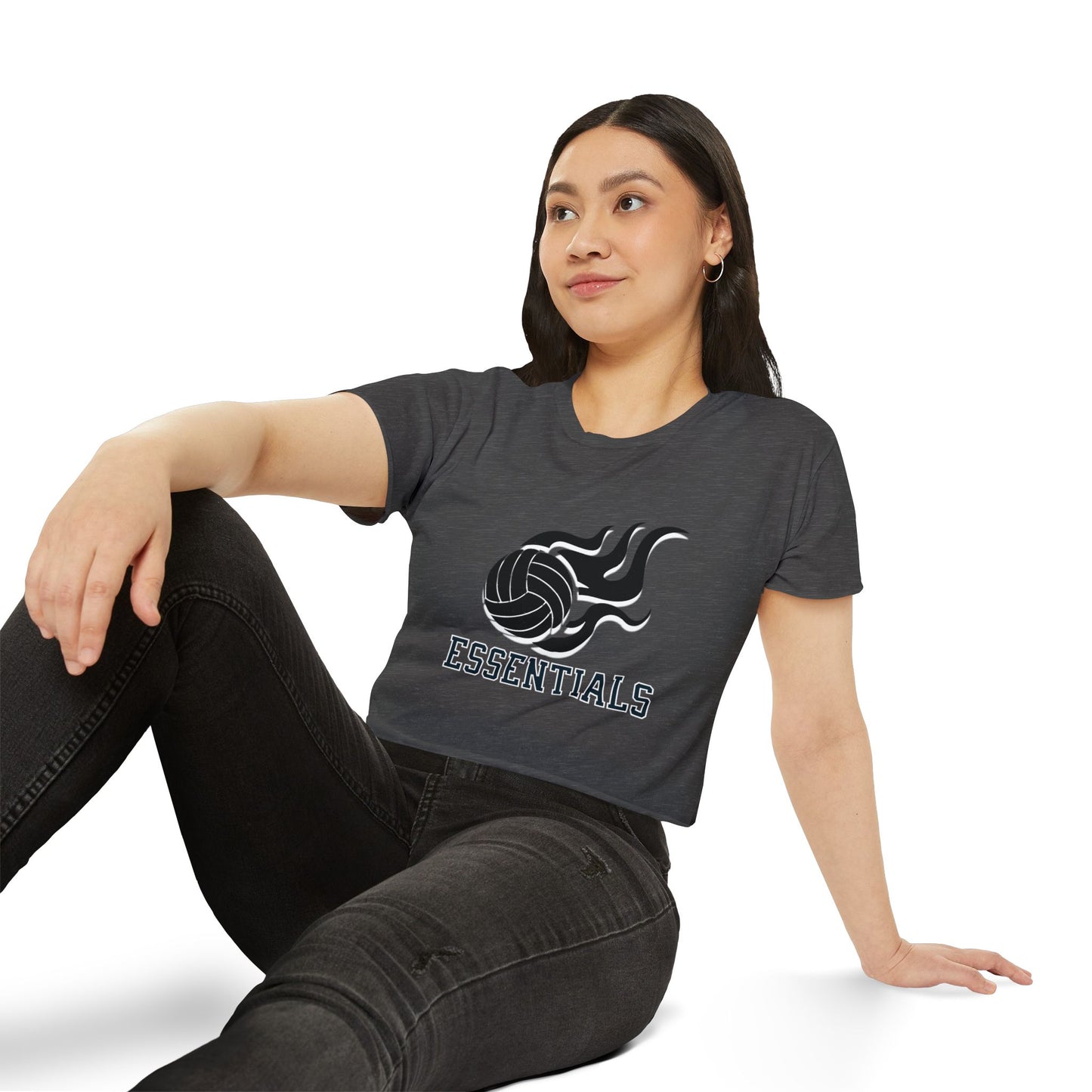 Festival Spirit Women's Crop Top, Summer Top, Sportswear, Graphic Tee, Beachwear, Party Shirt