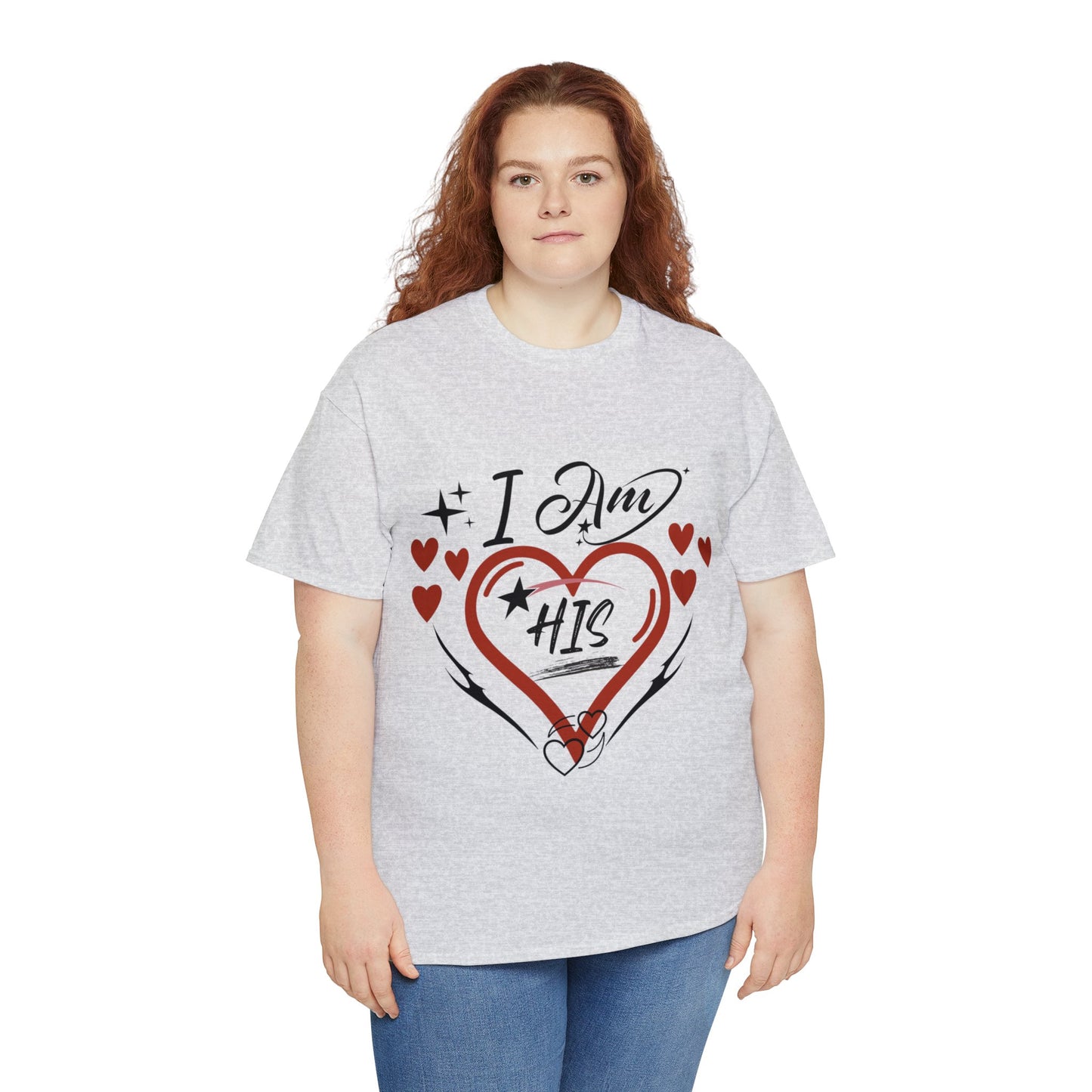 Valentine: I Am His - Unisex Heavy Cotton Tee