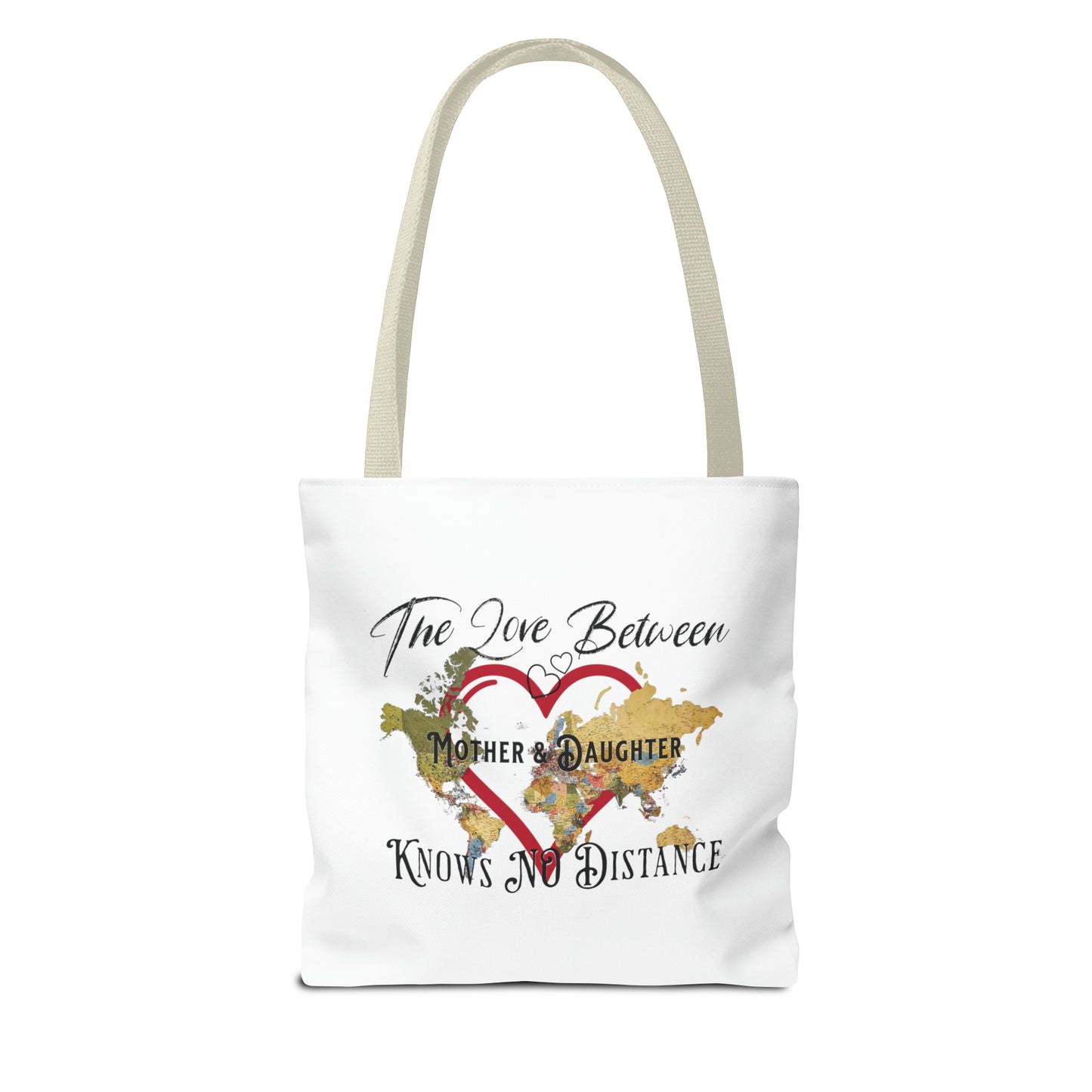 The love between mother and daughter knows no distance - Tote Bag (AOP)