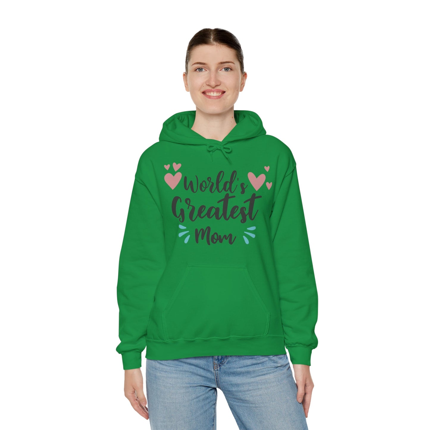 Worl Greatest Mom - Unisex Heavy Blend™ Hooded Sweatshirt