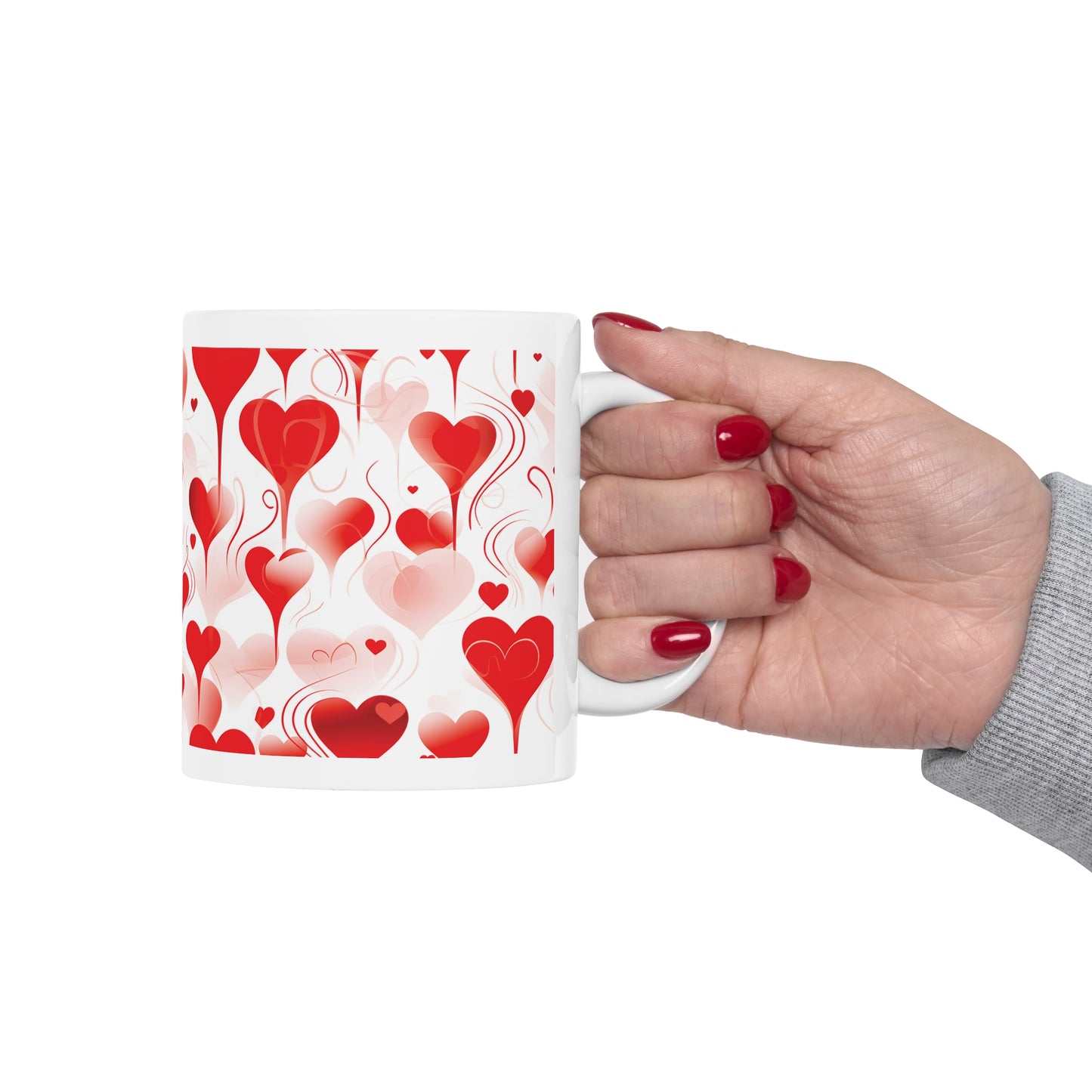 Valentine's Heart: Ceramic Mug 11oz