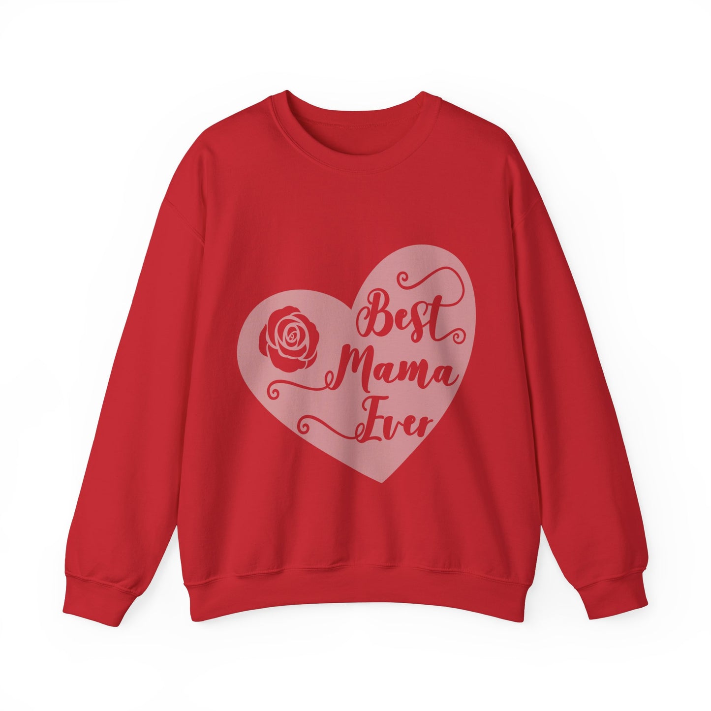 Best Mom Ever Heart - Unisex Heavy Blend™ Crewneck Sweatshirt