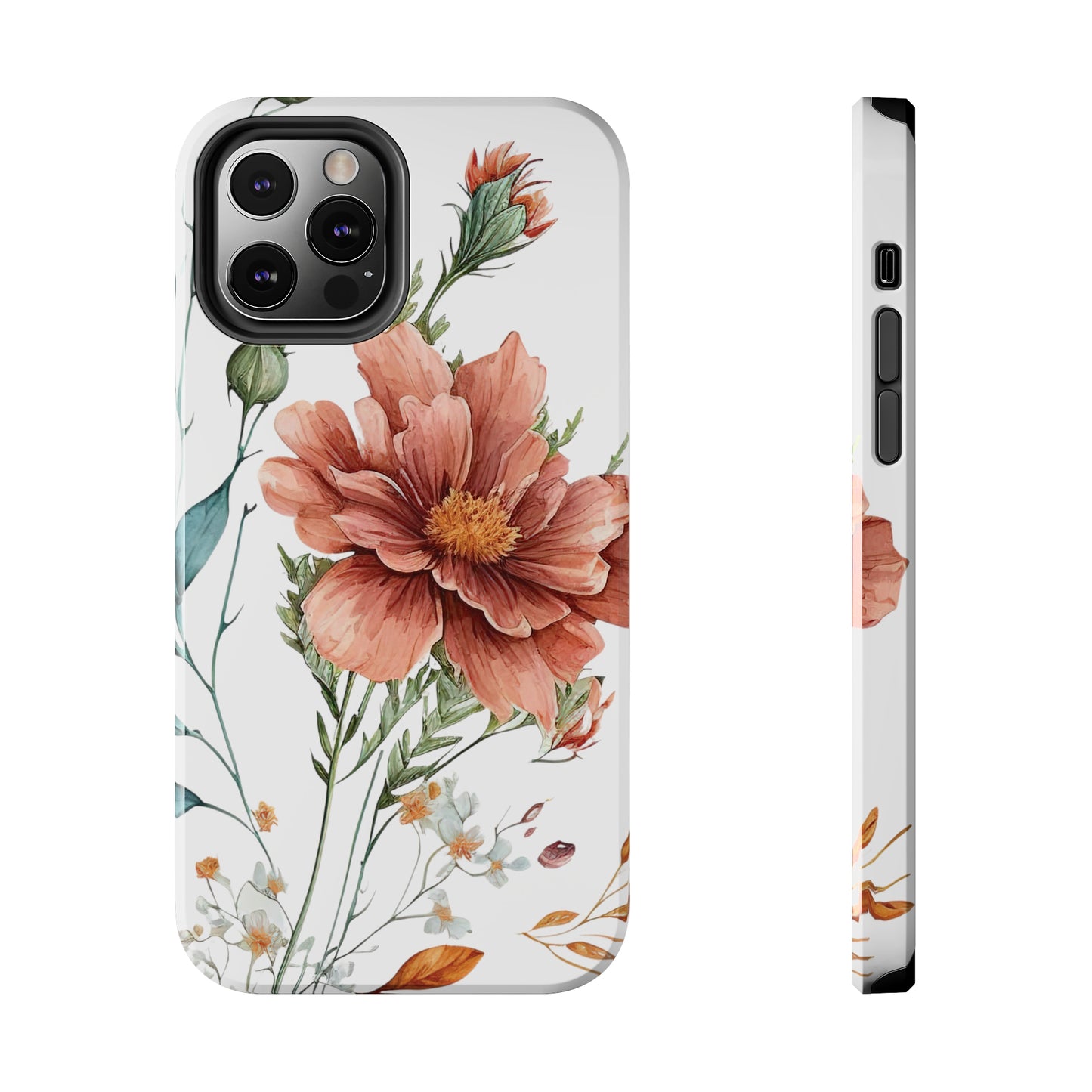 Tough Phone Cases: Watercolor Flower