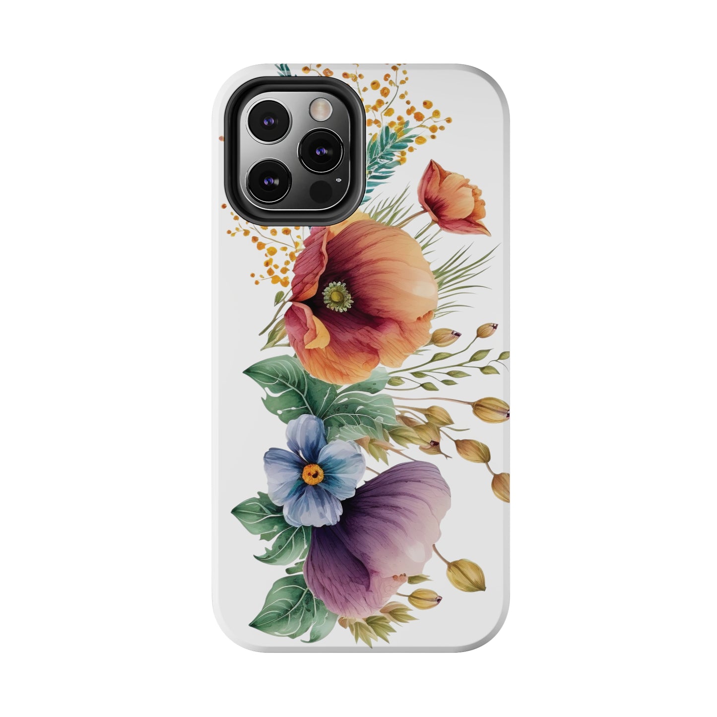 Tough Phone Cases: Watercolor Flower