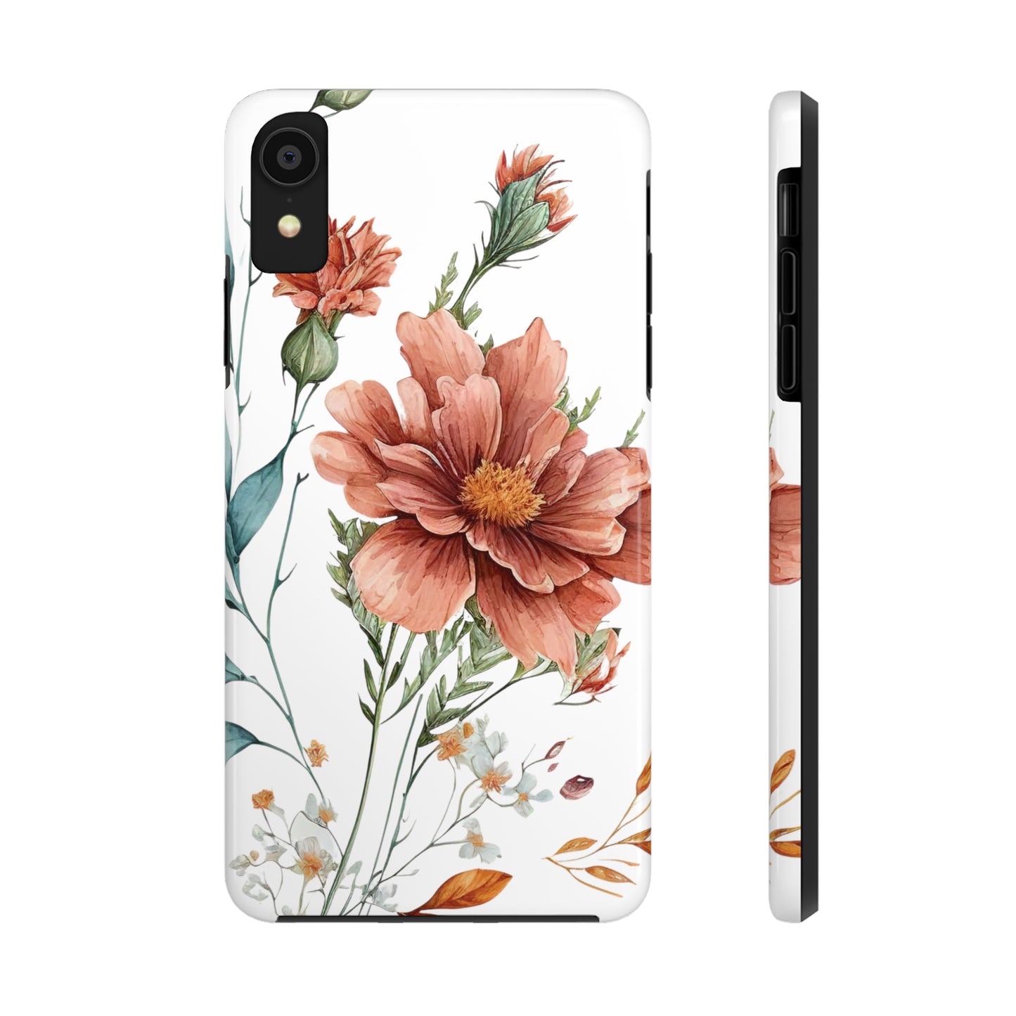 Tough Phone Cases: Watercolor Flower