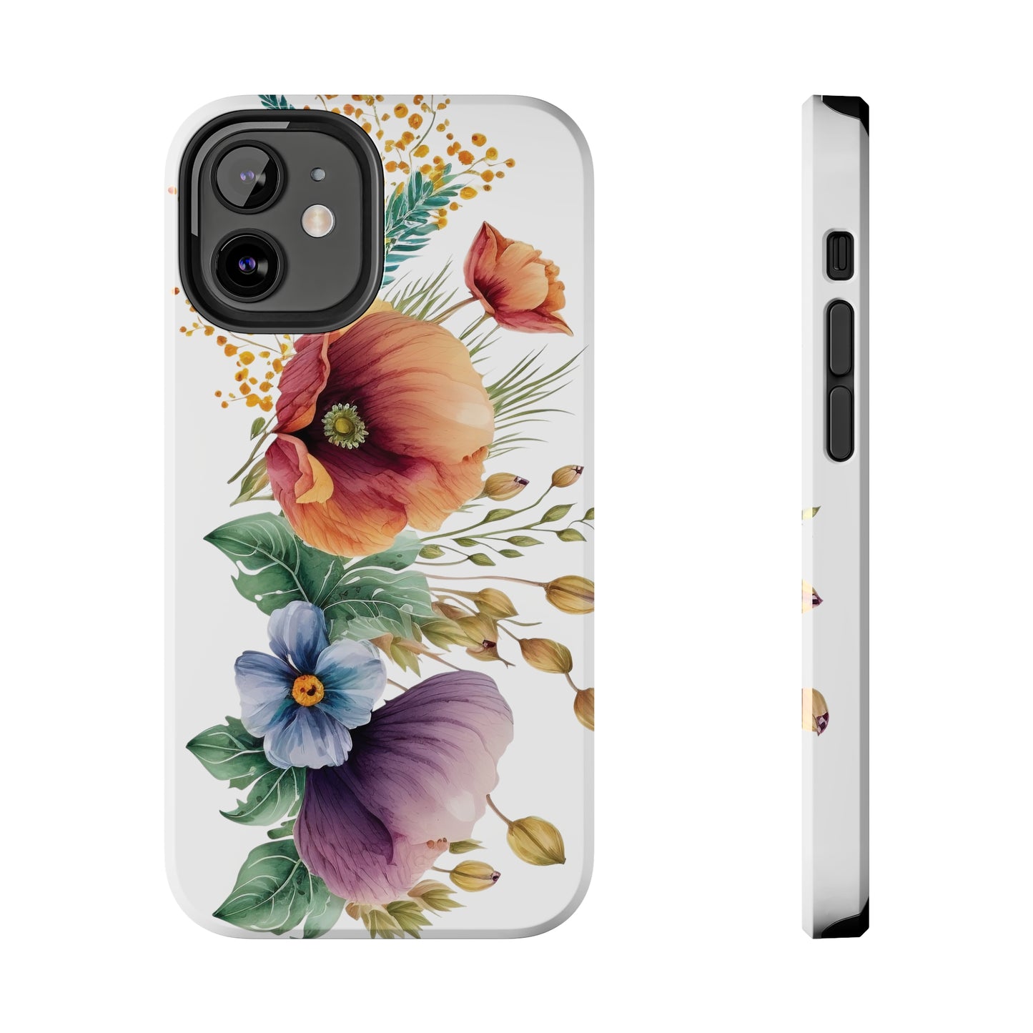 Tough Phone Cases: Watercolor Flower