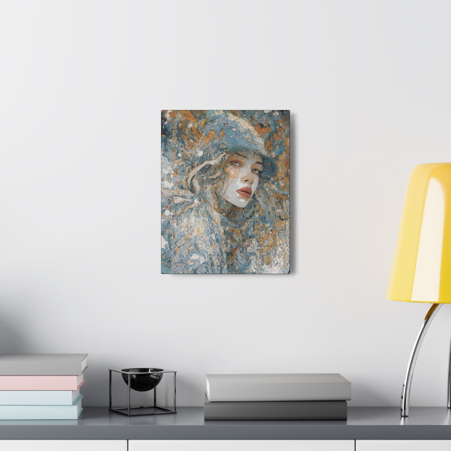 Beautiful Woman Abstract Art: Canvas Gallery Wraps