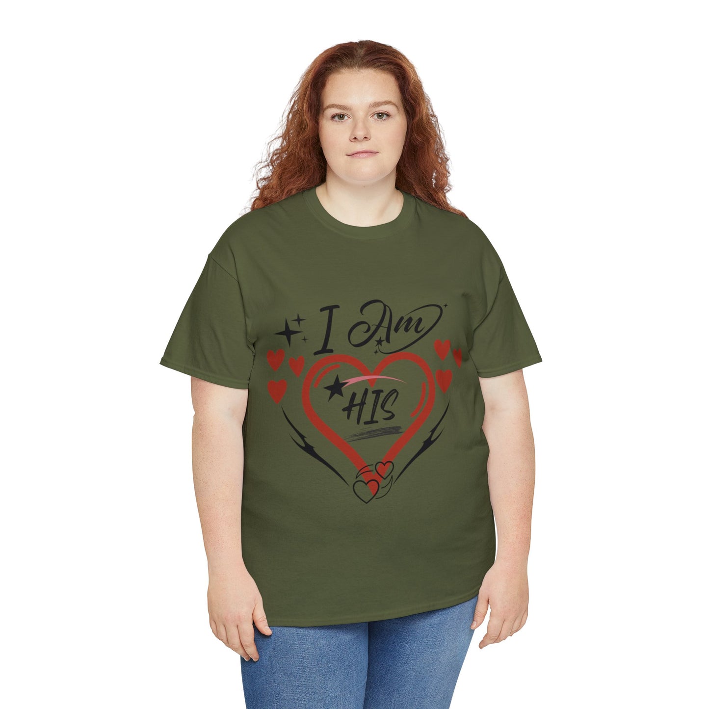 Valentine: I Am His - Unisex Heavy Cotton Tee