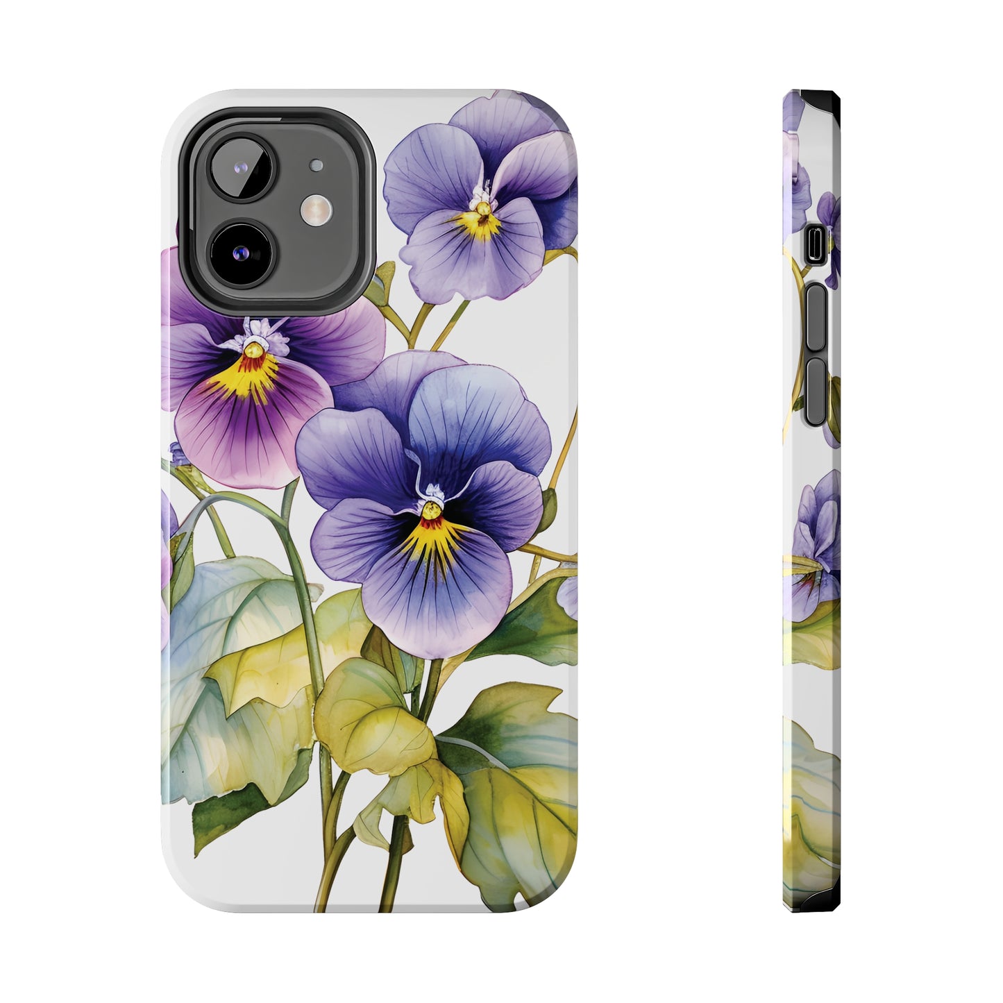 Tough Phone Cases (Violet Flower)