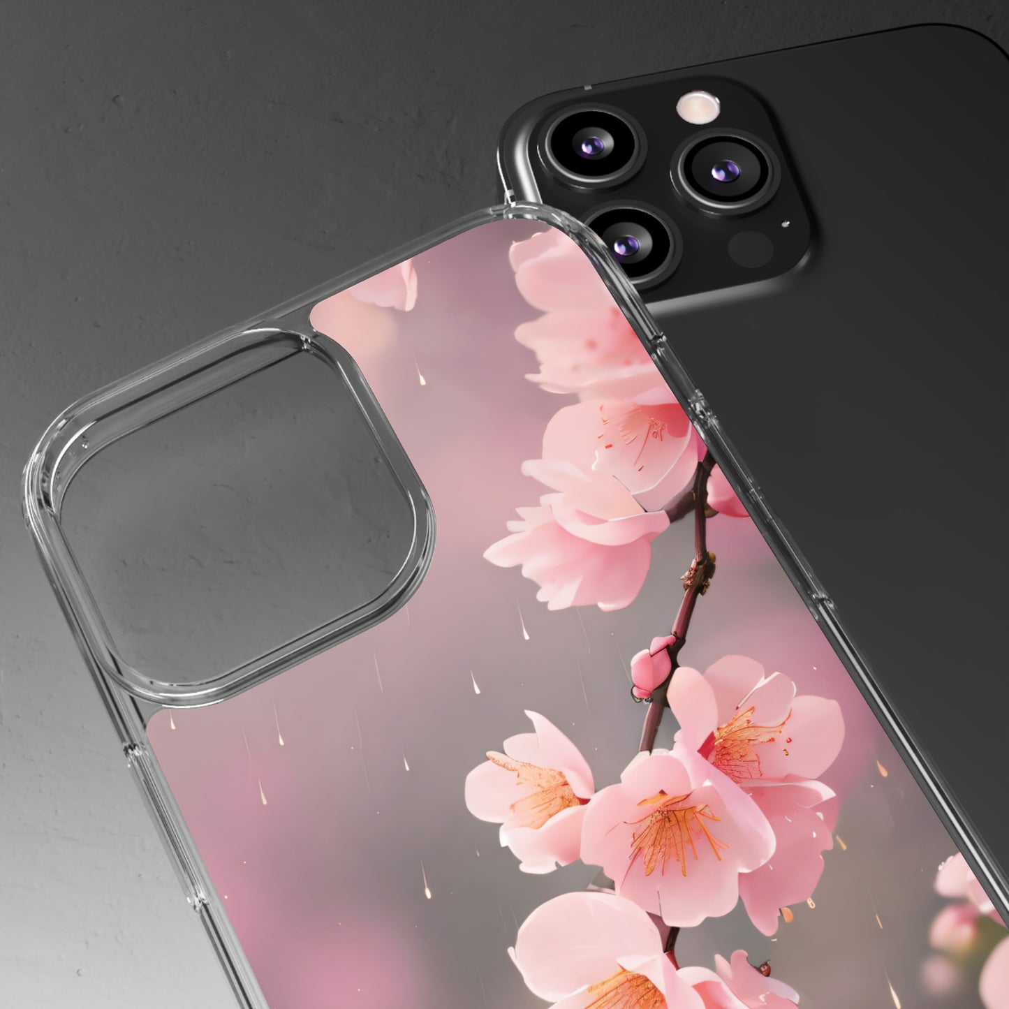 Clear Phone Cases: Blossom Flower