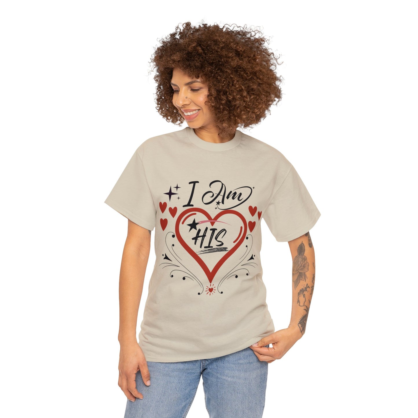 Valentine: I Am His1 - Unisex Heavy Cotton Tee