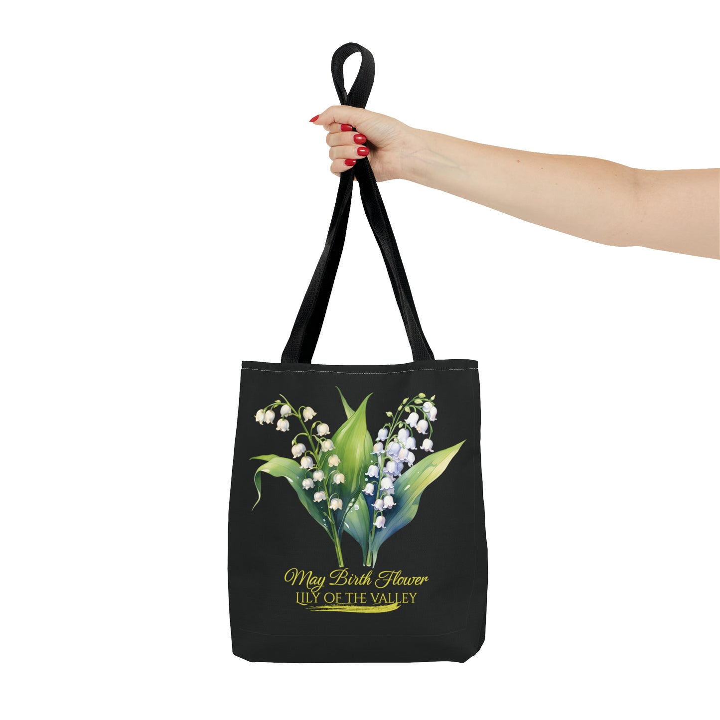 May Birth Flower: Lily of the valley - Tote Bag (AOP)