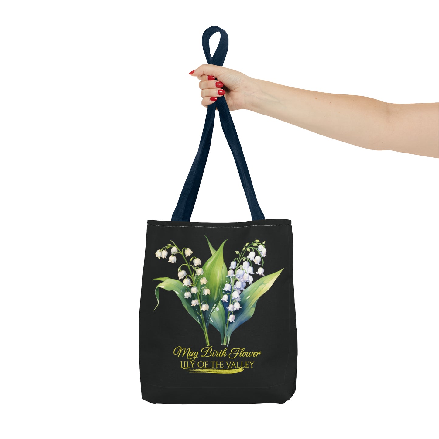 May Birth Flower: Lily of the valley - Tote Bag (AOP)