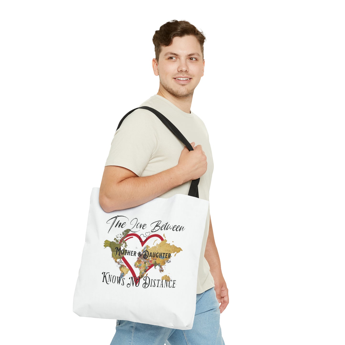 The love between mother and daughter knows no distance - Tote Bag (AOP)