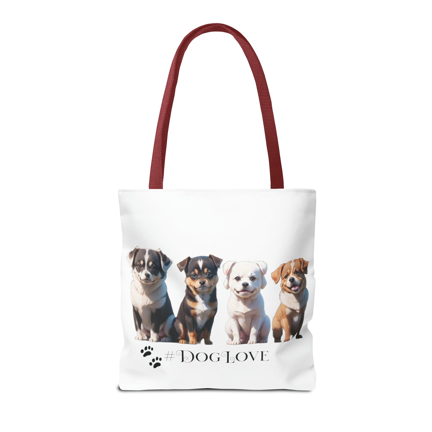 Tote Bag (AOP): #DogLove