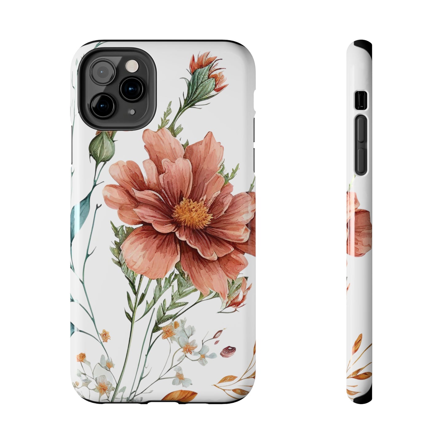 Tough Phone Cases: Watercolor Flower