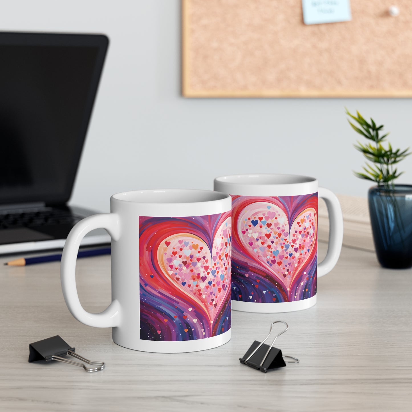 Valentine's Heart: Ceramic Mug 11oz