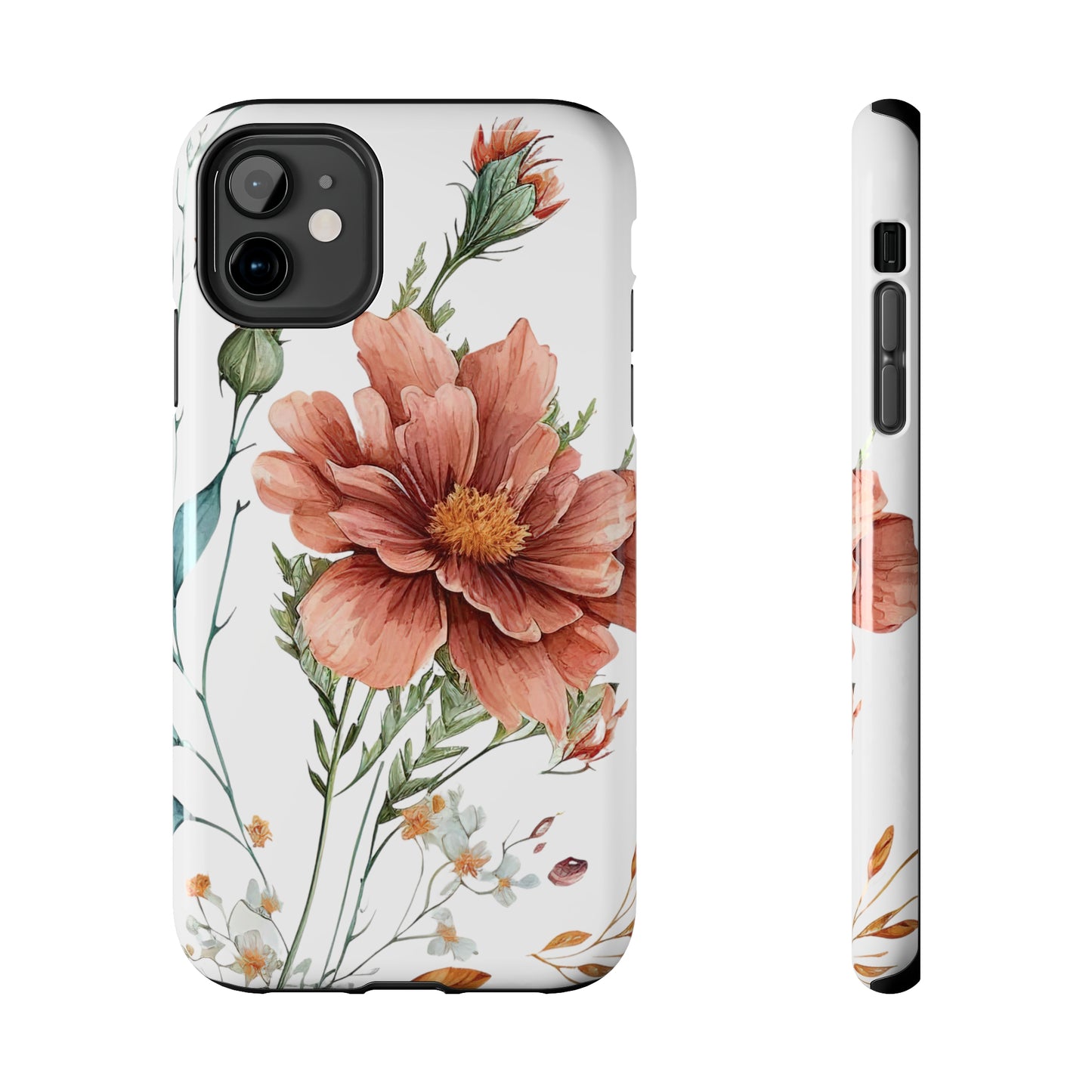 Tough Phone Cases: Watercolor Flower