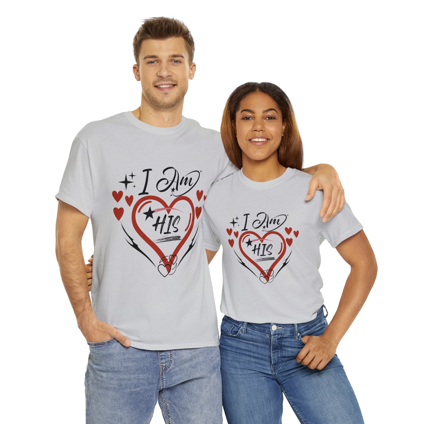 Valentine: I Am His - Unisex Heavy Cotton Tee