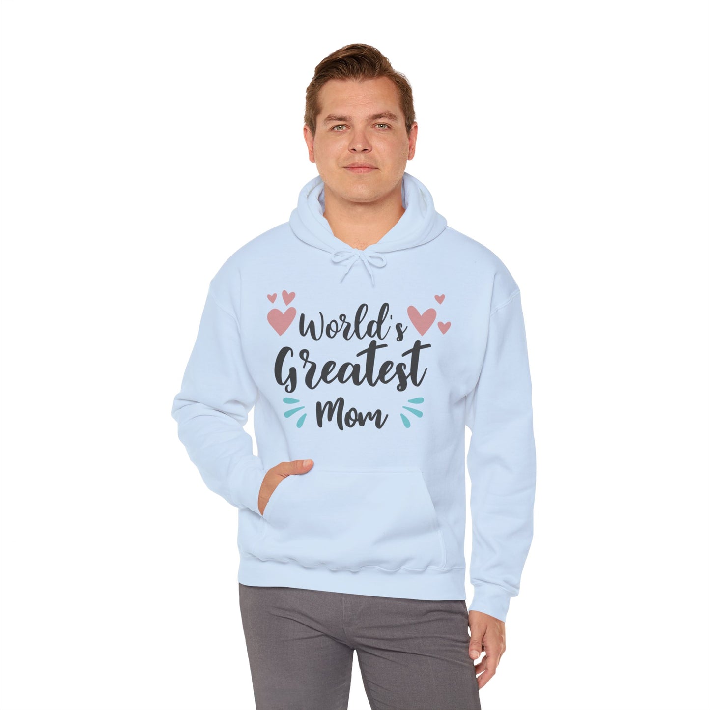 Worl Greatest Mom - Unisex Heavy Blend™ Hooded Sweatshirt