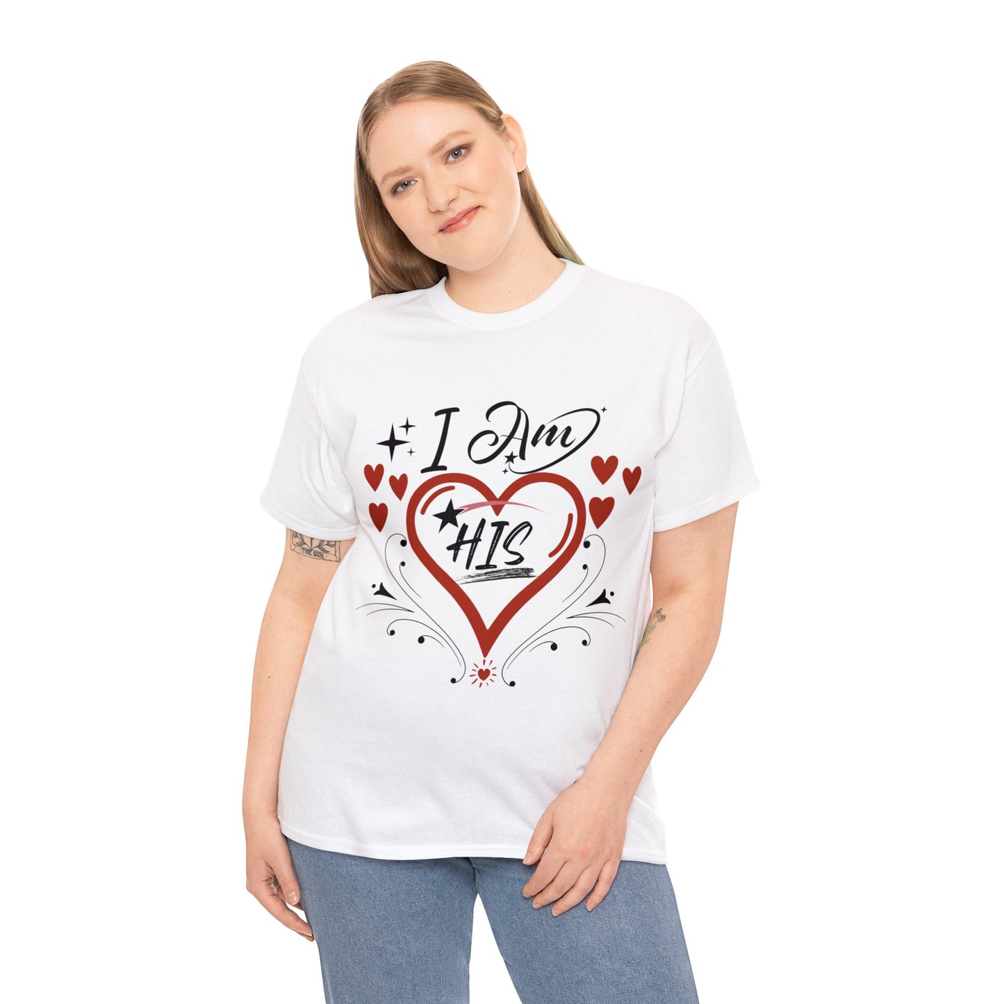 Valentine: I Am His1 - Unisex Heavy Cotton Tee