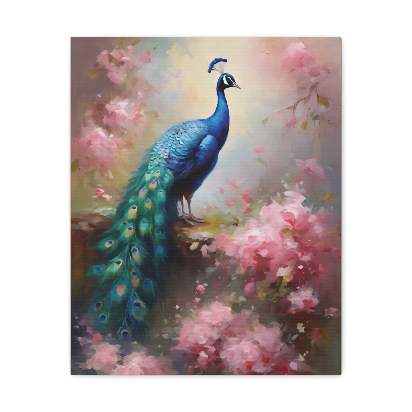 Beautiful Peacock: Canvas Gallery Wraps