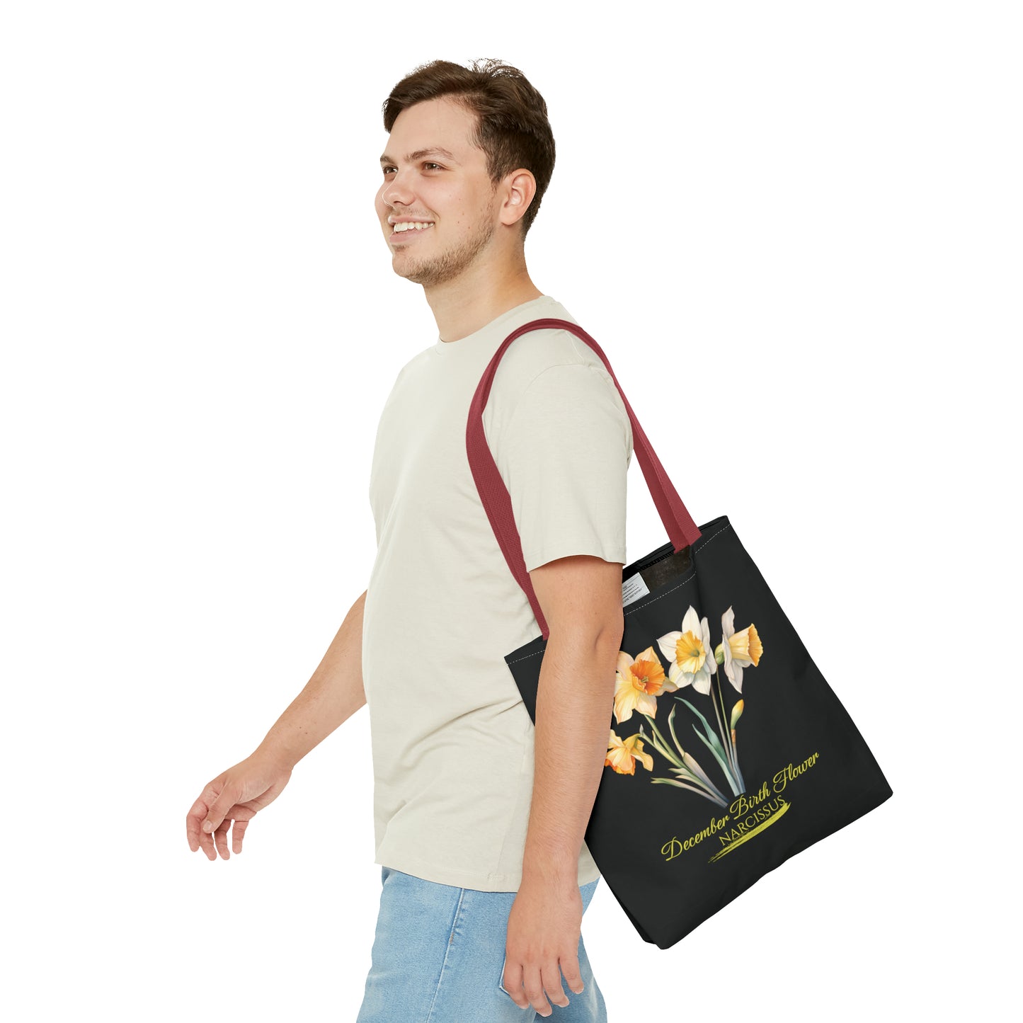 December Birth Flower: Narcissus - Tote Bag (AOP)