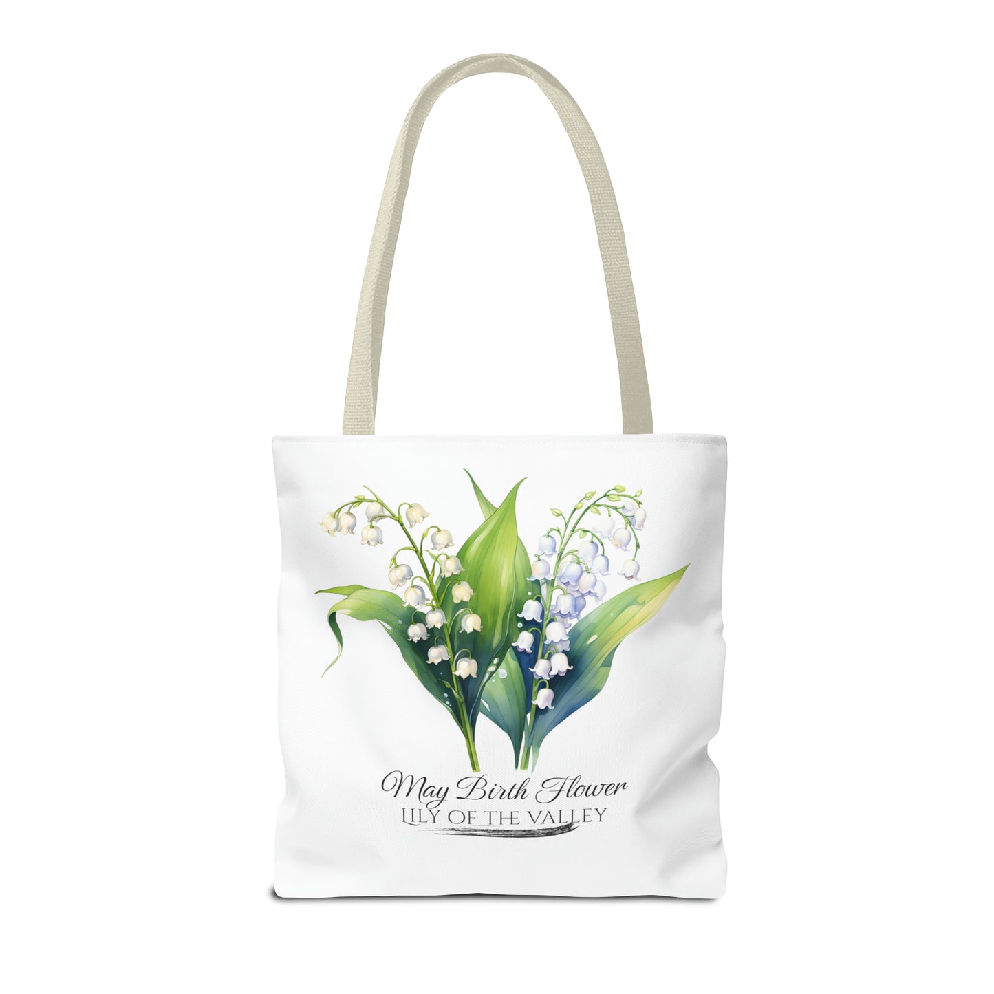 May Birth Flower: Lily of the valley - Tote Bag (AOP)