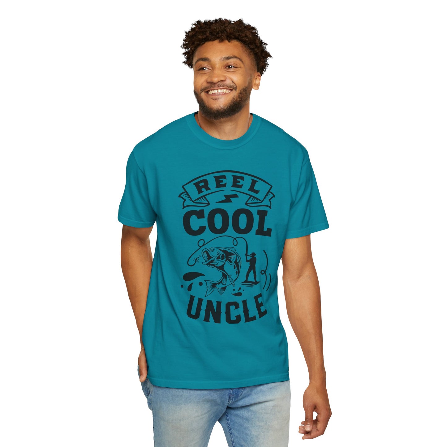 Reel cool uncle: Unisex Garment-Dyed T-shirt