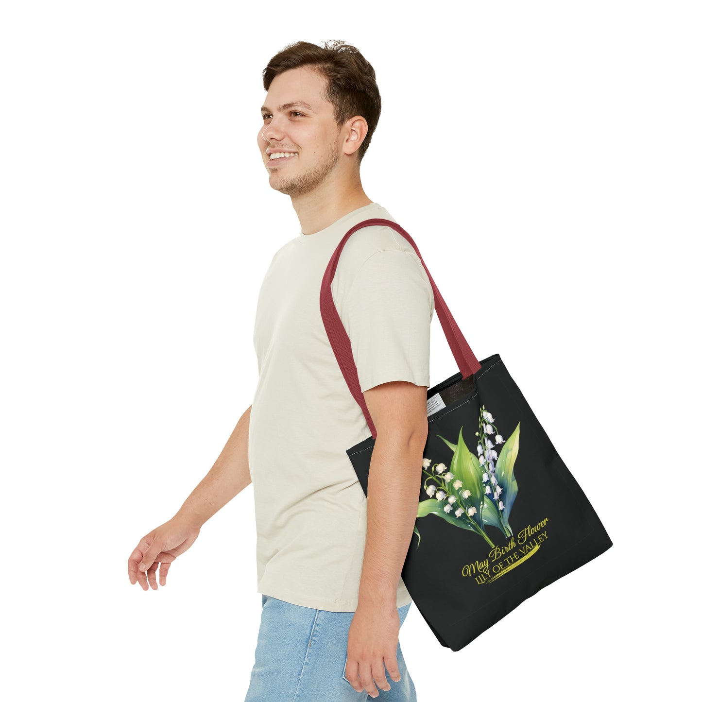 May Birth Flower: Lily of the valley - Tote Bag (AOP)