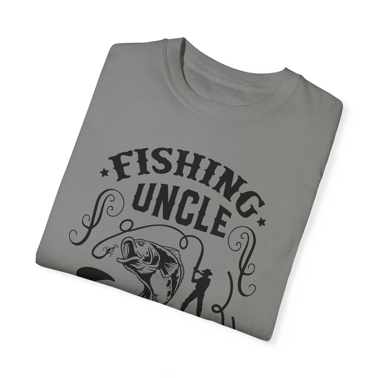 Fishing uncle is cool: Unisex Garment-Dyed T-shirt