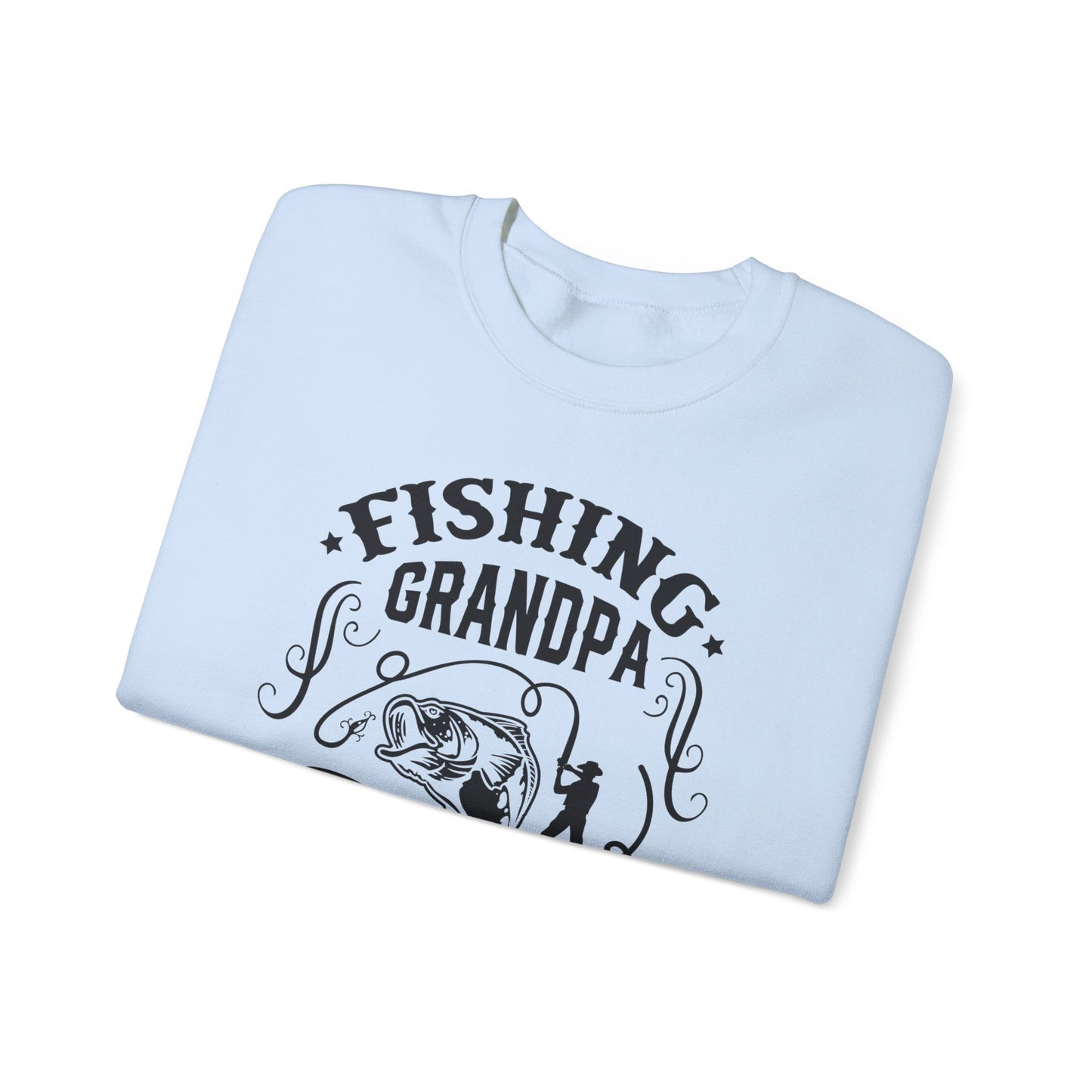 Fishing Grandpa - Unisex Heavy Blend™ Crewneck Sweatshirt