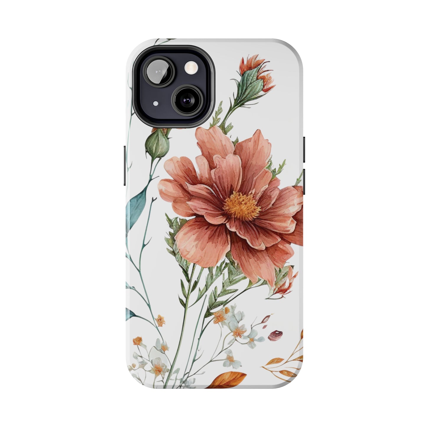 Tough Phone Cases: Watercolor Flower