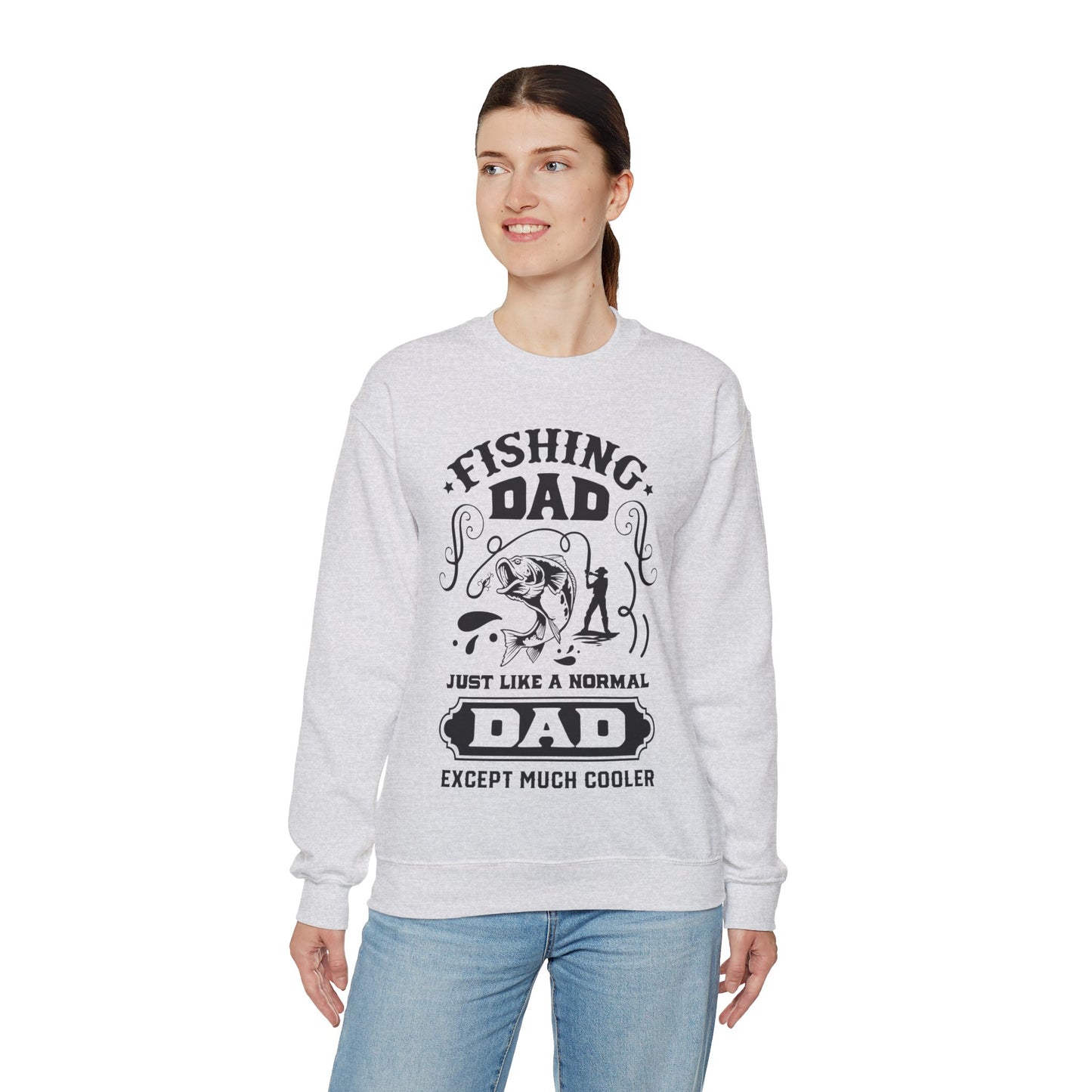 Fishing dad - Unisex Heavy Blend™ Crewneck Sweatshirt