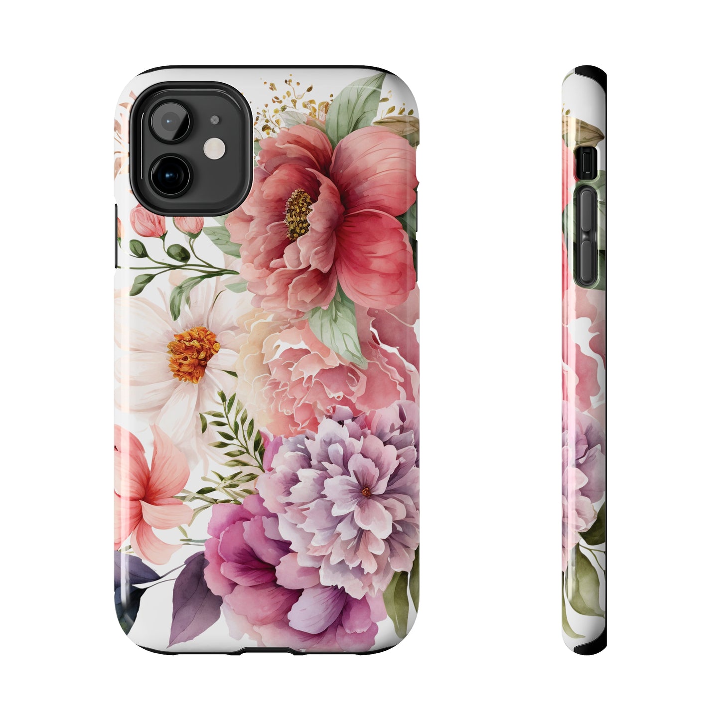 Tough Phone Cases: Watercolor Flower