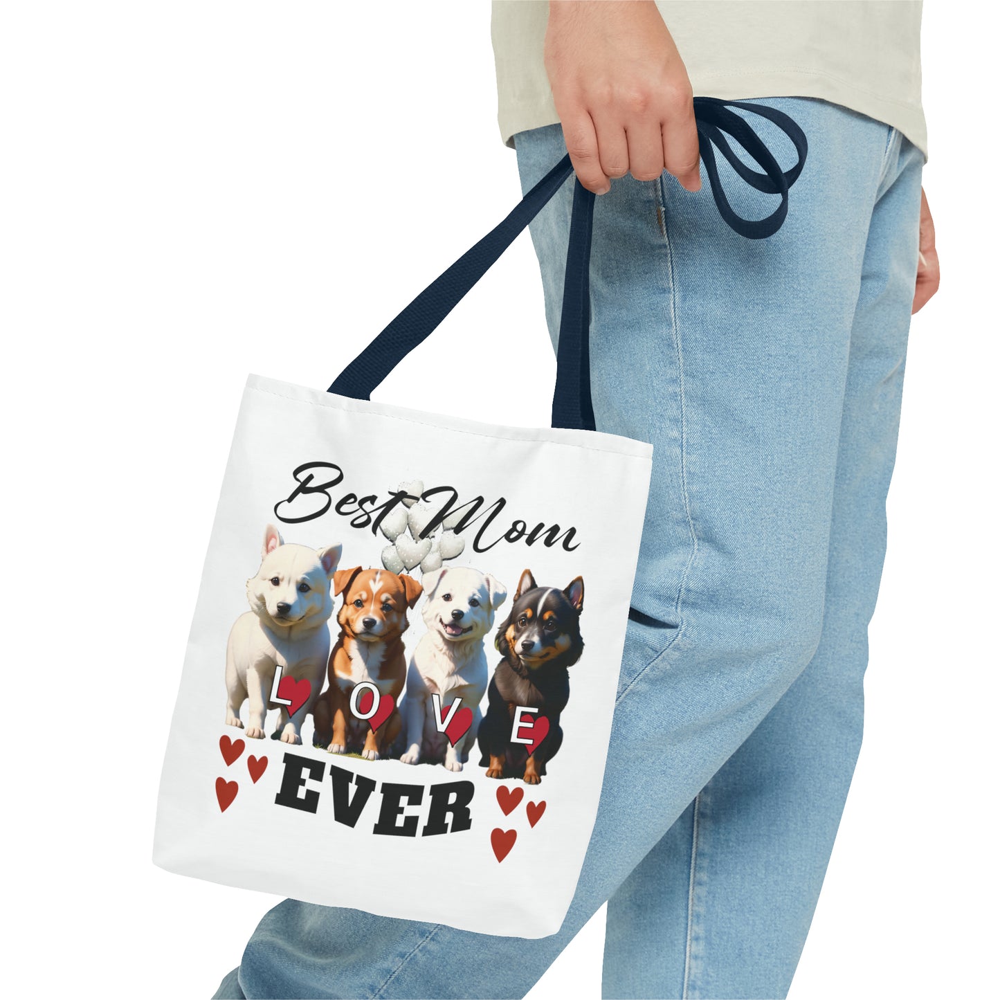 Valentine: Best Mom Ever - Tote Bag (AOP)