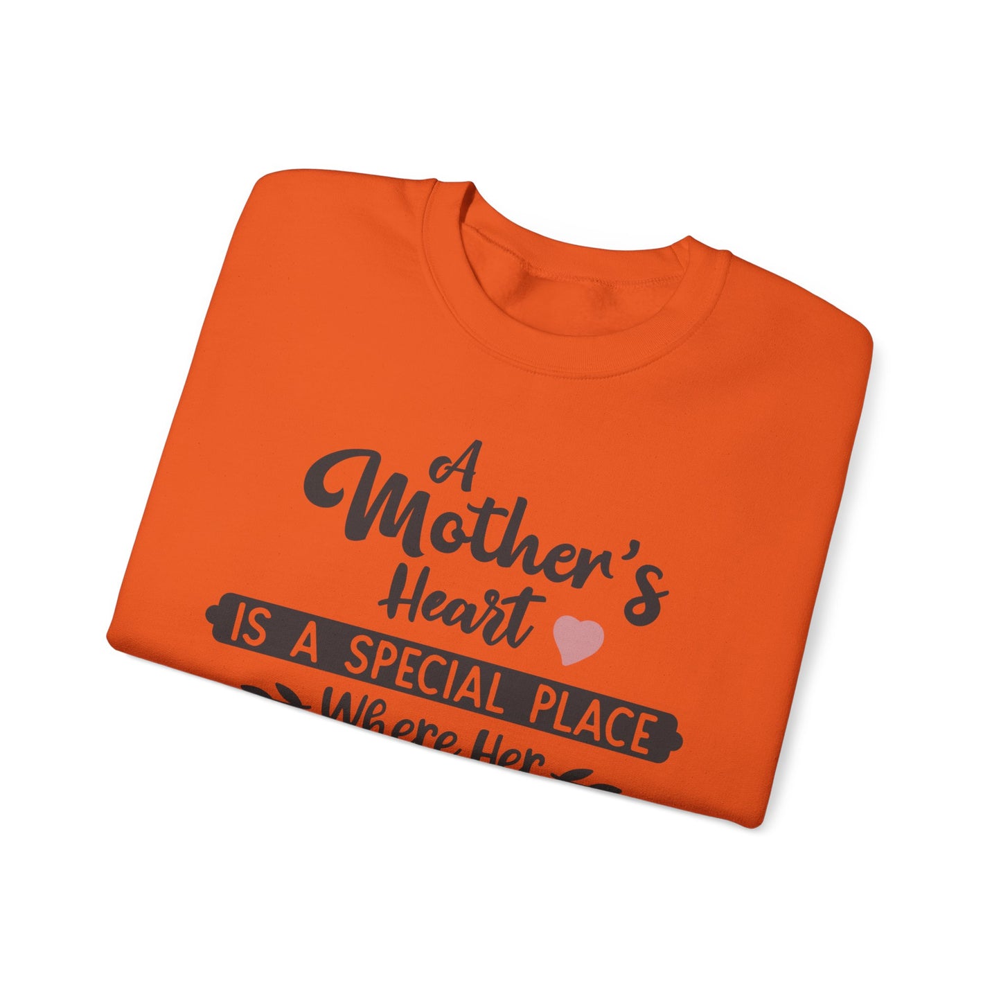 Mother's Heart is a special place - Unisex Heavy Blend™ Crewneck Sweatshirt